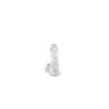 Gode jelly transparent ventouse taille S 15.3cm 